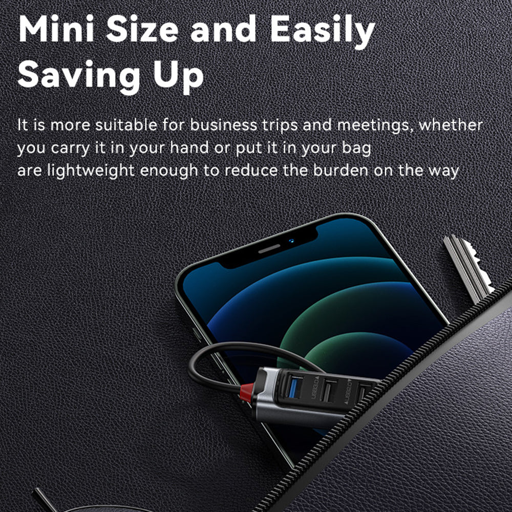 Hub USB / USB-C Yesido HB21, 5in1, Γκρι