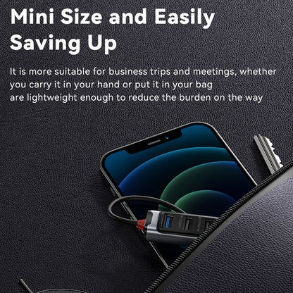 Hub USB / USB-C Yesido HB21, 5in1, Γκρι