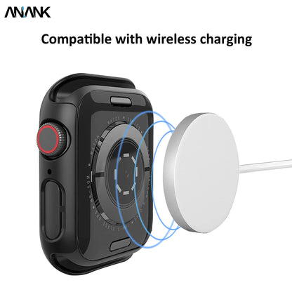 Θήκη Anank Screen Guard για Apple Watch Series 7 45mm, Μαύρη