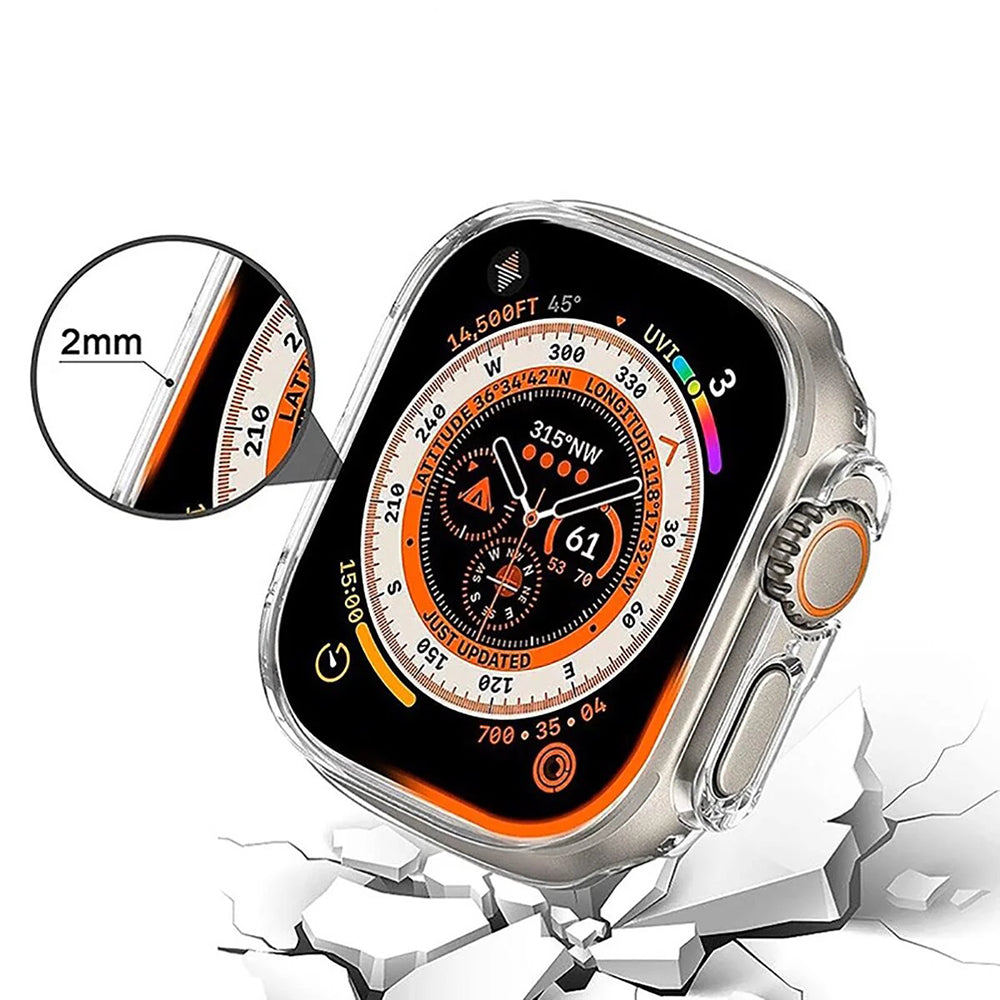Θήκη Anank Screen Guard για Apple Watch Series 7 45mm, Μαύρη