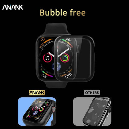 Θήκη Anank Screen Guard για Apple Watch Series 7 45mm, Μαύρη
