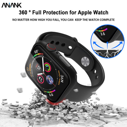 Θήκη Anank Screen Guard για Apple Watch Series 7 45mm, Μαύρη