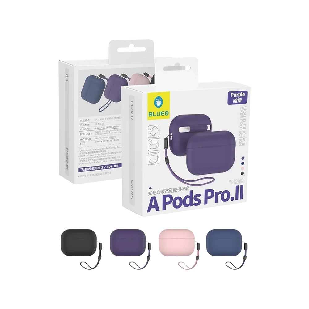 Θήκη Blueo Liquid για Apple AirPods Pro 2, Μωβ