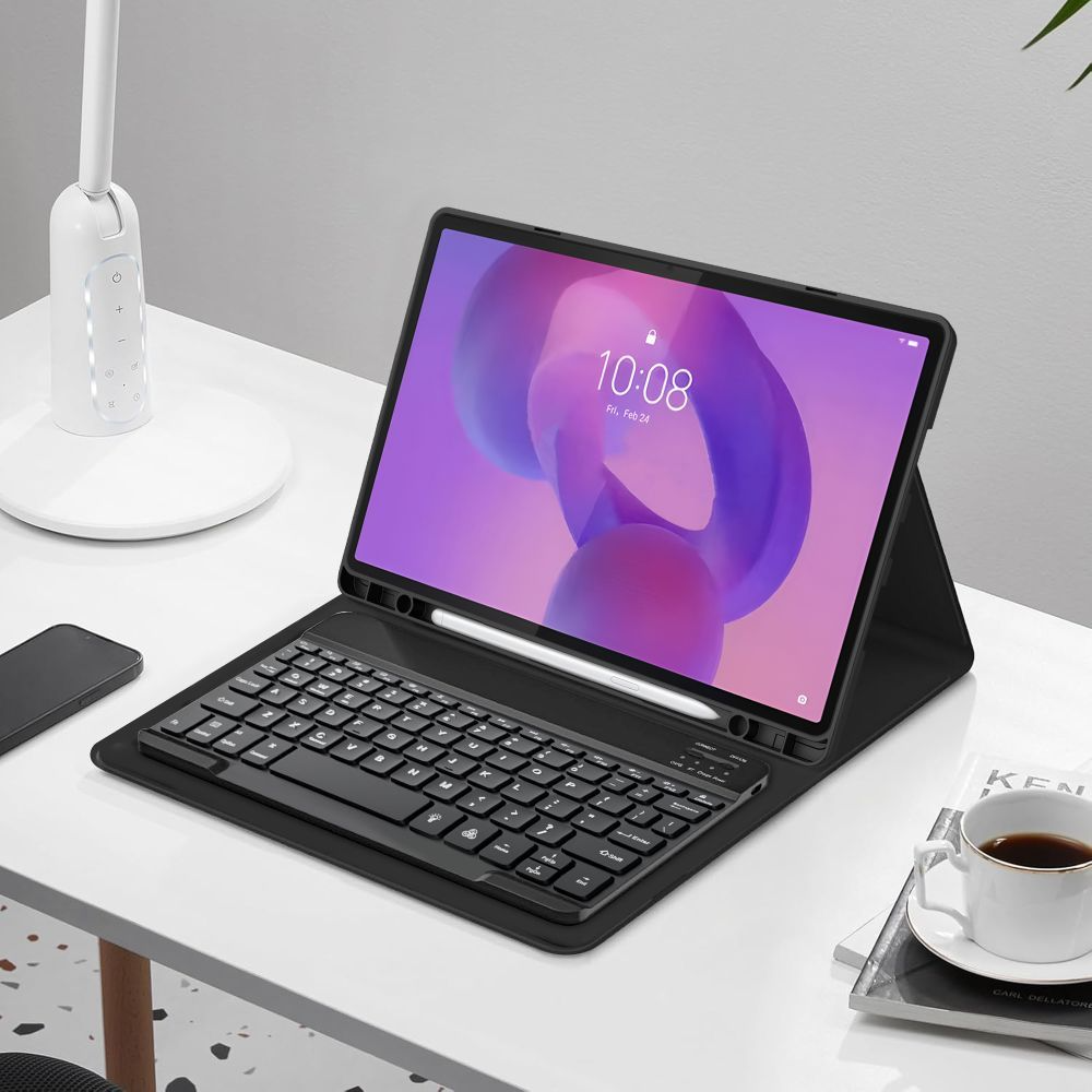 Θήκη με Πληκτρολόγιο για Lenovo Idea Tab Pro, Tech-Protect, SC PEN, Μαύρη