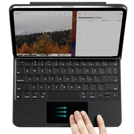 Θήκη με Πληκτρολόγιο για Apple iPad (2025) / (2022), ESR, Rebound New, Μαύρο
