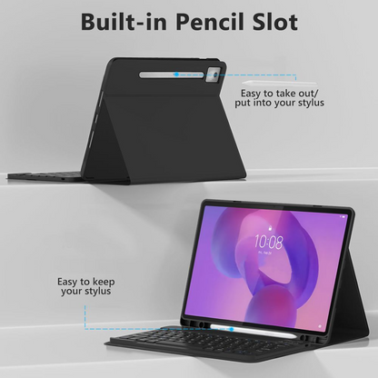 Θήκη με Πληκτρολόγιο για Lenovo Idea Tab Pro, Tech-Protect, SC PEN, Μαύρη