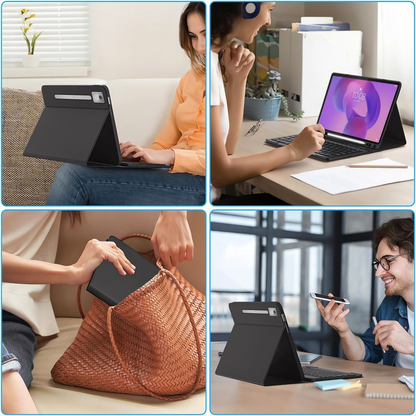 Θήκη με Πληκτρολόγιο για Lenovo Idea Tab Pro, Tech-Protect, SC PEN, Μαύρη