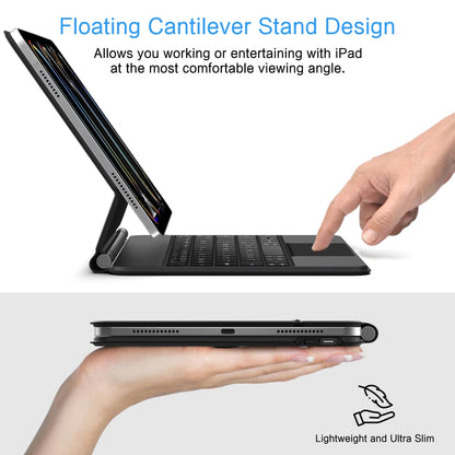 Keyboard Case for Apple iPad Pro 11 (2025) / (2024), Tech-Protect, SmartCase Magnetic, Black