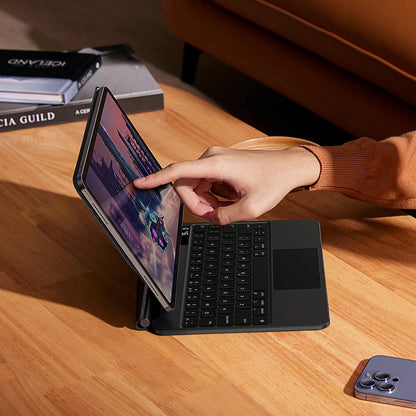 Θήκη με Πληκτρολόγιο για Apple iPad Pro 12.9 (2022) / Pro 12.9 (2021) / Pro 12.9 (2020) / Pro 12.9 (2018), Baseus, Brilliance, Γκρι