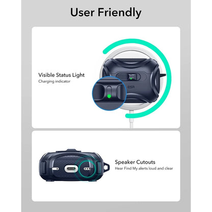 Θήκη ESR Cyber FlickLock για Apple AirPods Pro 3, Μπλε