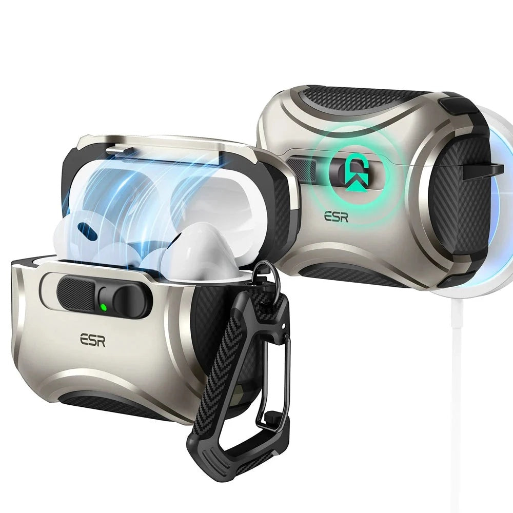 Θήκη ESR Cyber FlickLock για Apple AirPods Pro 3, Γκρι