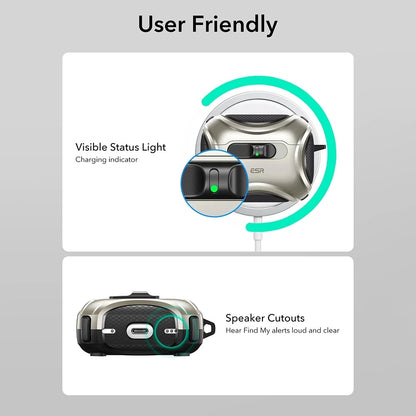 Θήκη ESR Cyber FlickLock για Apple AirPods Pro 3, Γκρι
