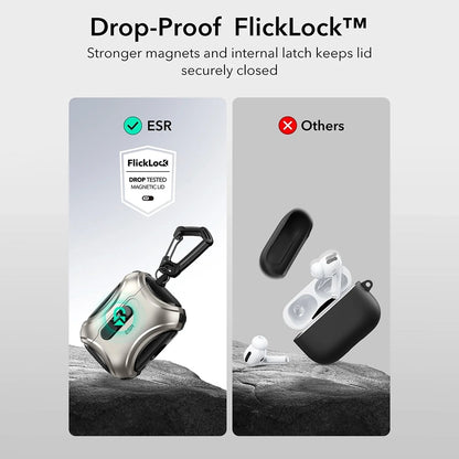 Θήκη ESR Cyber FlickLock για Apple AirPods Pro 3, Γκρι