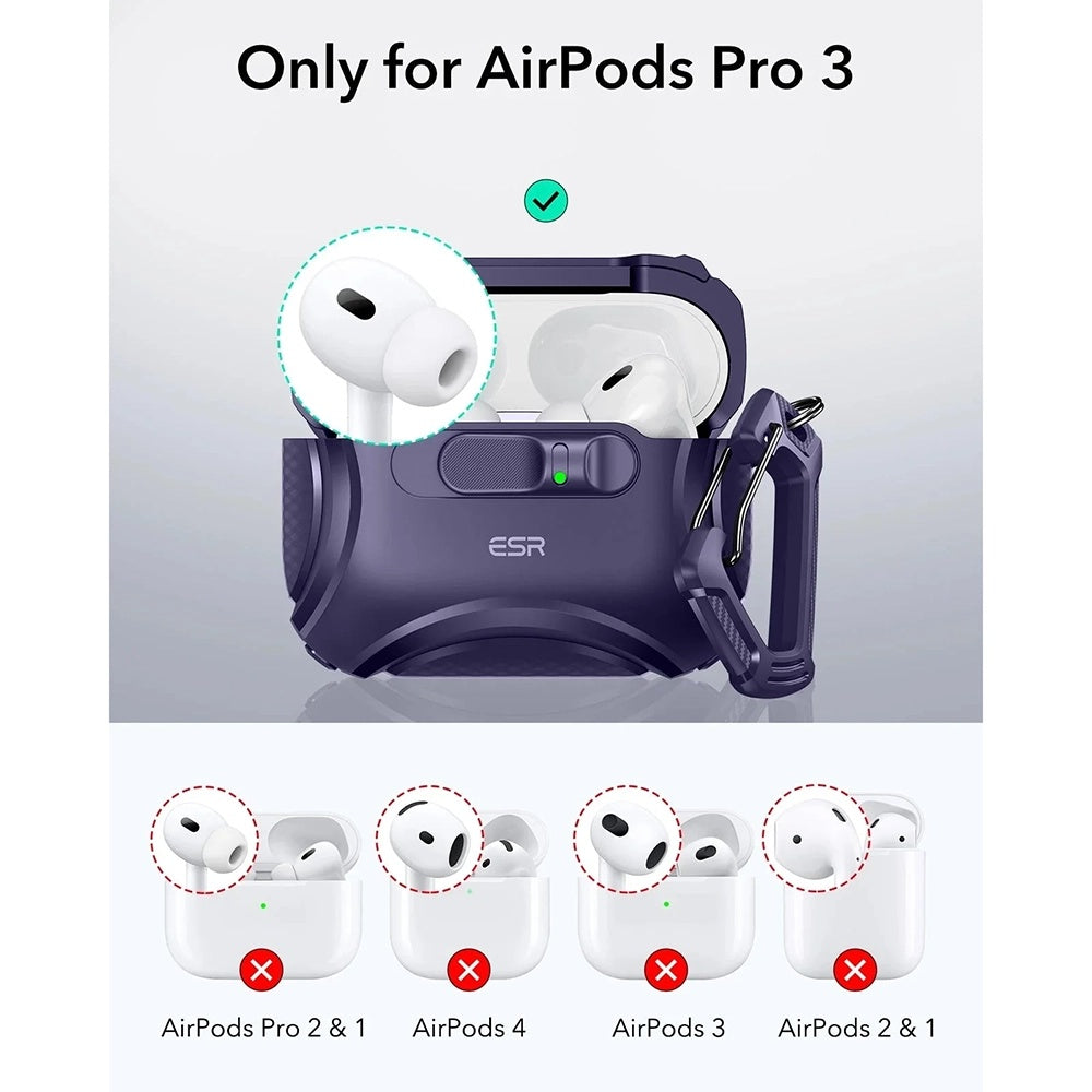 Θήκη ESR Cyber FlickLock για Apple AirPods Pro 3, Μωβ