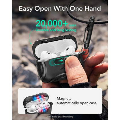 Θήκη ESR Cyber FlickLock για Apple AirPods Pro 3, Μαύρη