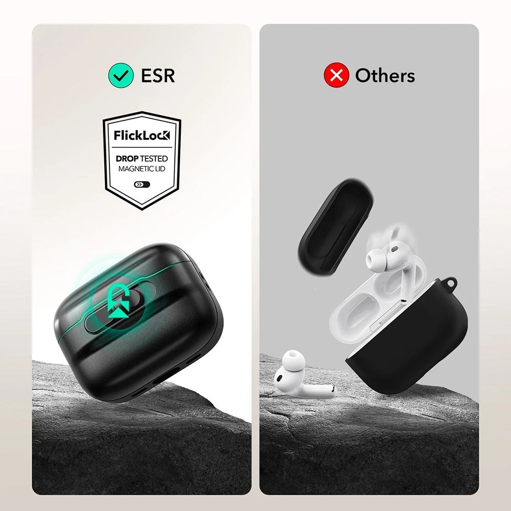 Θήκη ESR Pulse Magnetic FlickLock για Apple AirPods Pro 3, Λευκή