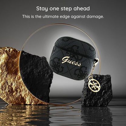 Θήκη Guess 4G Charm για Apple AirPods 4, Ροζ