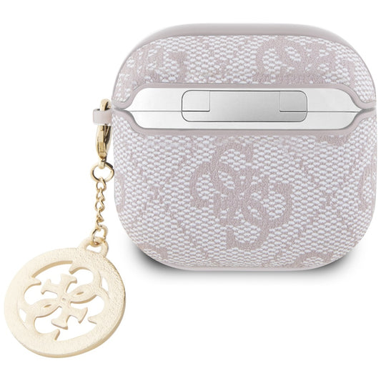 Guess 4G Strass Charm Case for Apple AirPods 4, Pink