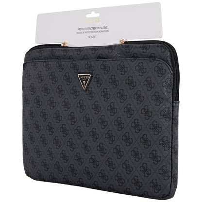 Θήκη Guess 4G Triangle Logo για Laptop 14inch, Μαύρη
