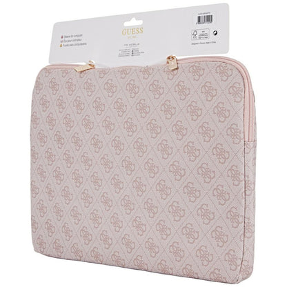 Θήκη Guess 4G Triangle Logo για Laptop 14inch, Ροζ