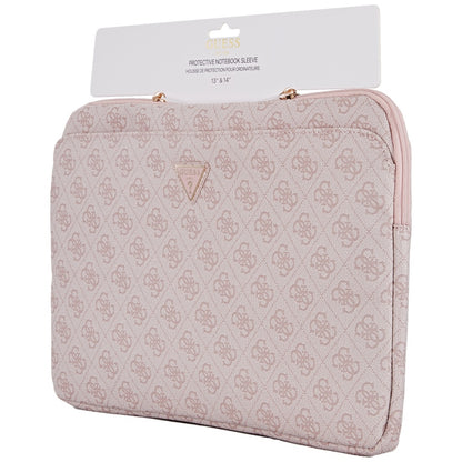 Θήκη Guess 4G Triangle Logo για Laptop 14inch, Ροζ
