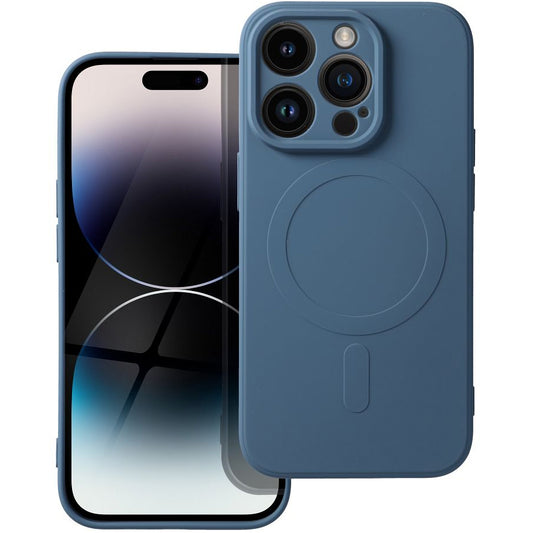 Θήκη MagSafe για Apple iPhone 14 Pro, OEM, Silicone Mag, Μπλε