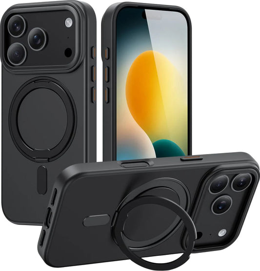 Θήκη MagSafe για Apple iPhone 17 Pro, Tech-Protect, MagRing, Μαύρη