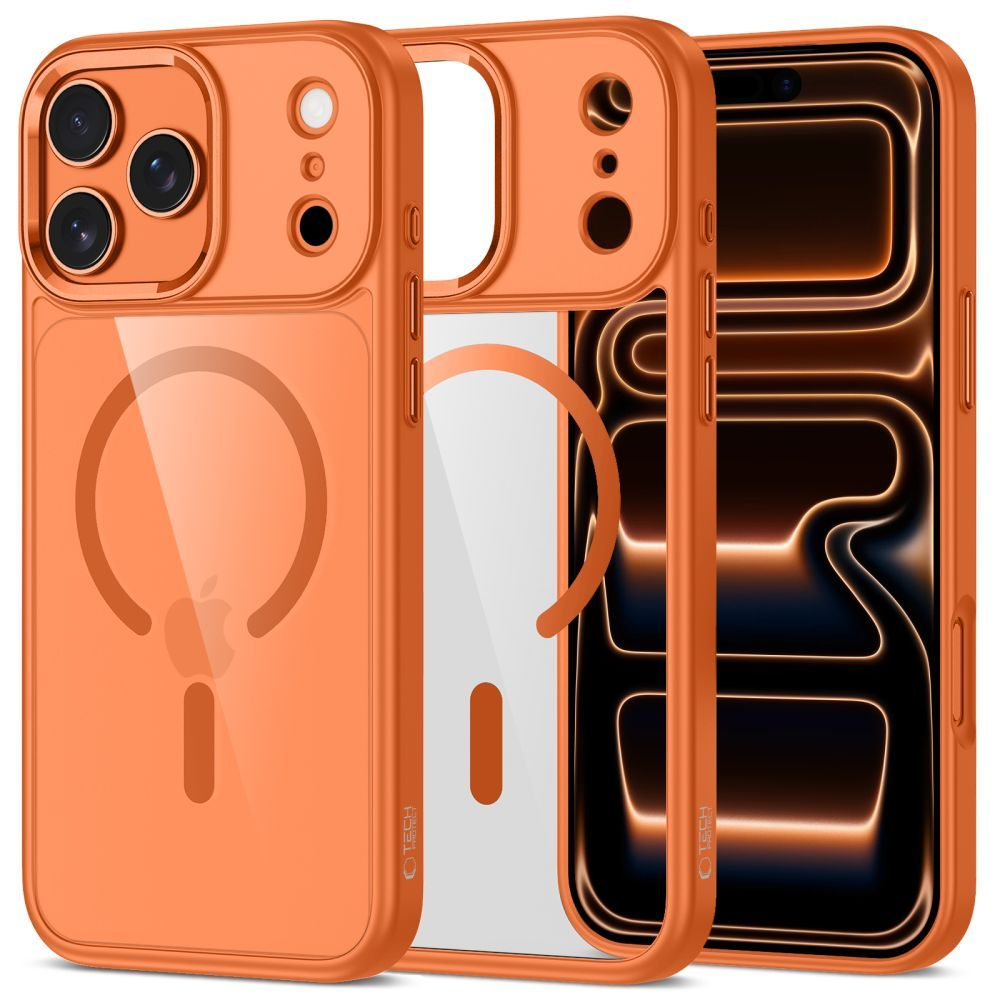 Θήκη MagSafe για Apple iPhone 17 Pro Max, Tech-Protect, Magmat, Πορτοκαλί