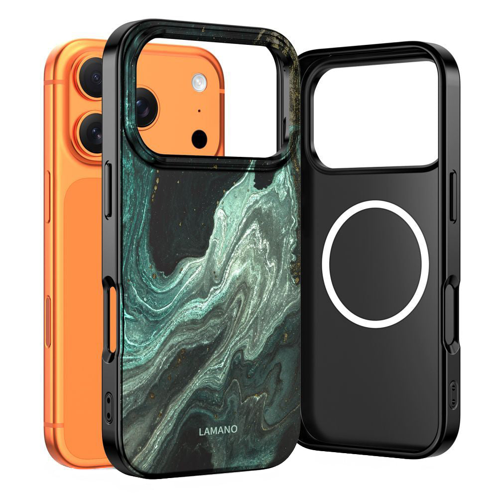 Θήκη MagSafe για Apple iPhone 17 Pro Max, Tech-Protect, Lamano Aura, Πράσινο