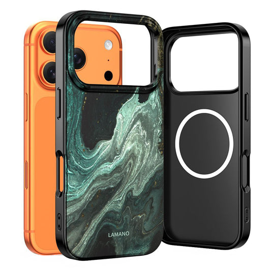 Θήκη MagSafe για Apple iPhone 17 Pro Max, Tech-Protect, Lamano Aura, Πράσινο