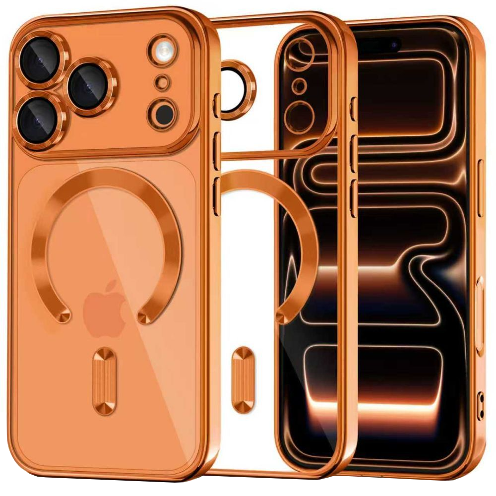 MagSafe Case for Apple iPhone 17 Pro, Tech-Protect, Magflex, Orange