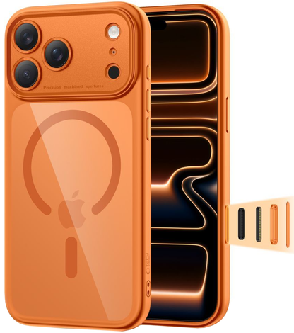 Θήκη MagSafe για Apple iPhone 17 Pro, Tech-Protect, MagPeak, Πορτοκαλί