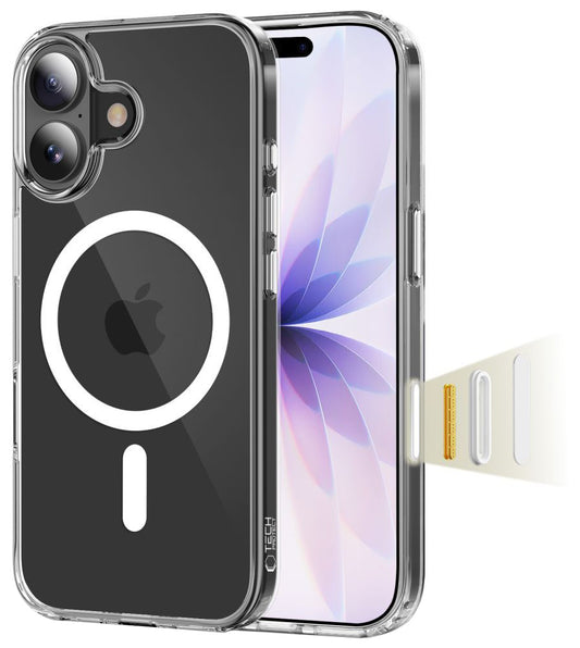 Θήκη MagSafe για Apple iPhone 17, Tech-Protect, Flexair Hybrid CC, Διάφανη