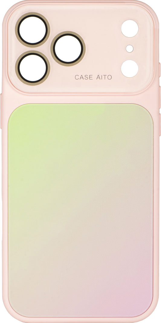 Θήκη MagSafe για Apple iPhone 17 Pro Max, OEM, Gradient, Ροζ Πράσινο