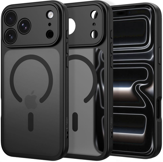Θήκη MagSafe για Apple iPhone 18 Pro / 17 Pro, Tech-Protect, BasicMag, Μαύρο Ματ