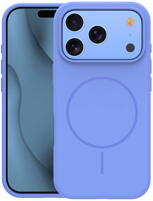 Θήκη MagSafe για Apple iPhone 18 Pro Max / 17 Pro Max, OEM, Λεπτή Σιλικόνη, Μπλε