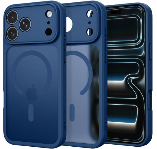 Θήκη MagSafe για Apple iPhone 18 Pro / 17 Pro, Tech-Protect, BasicMag, Ματ Μπλε