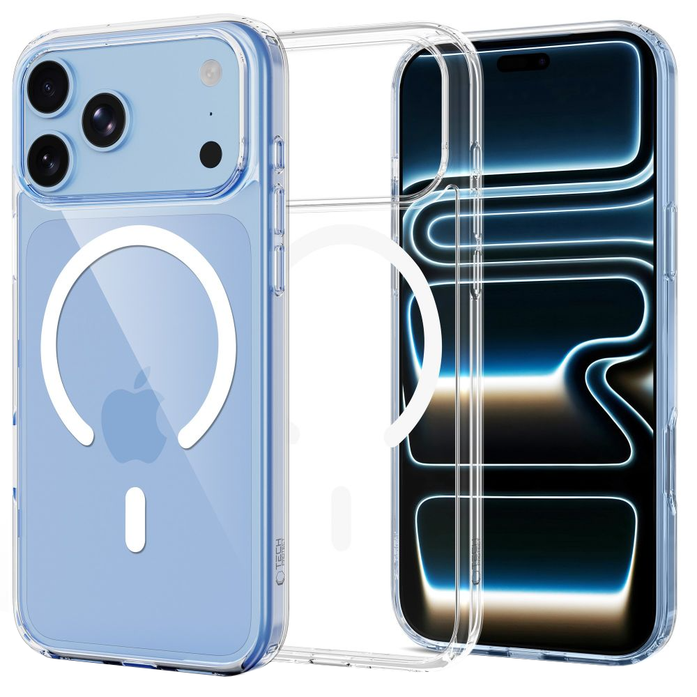 Θήκη MagSafe για Apple iPhone 18 Pro Max / 17 Pro Max, Tech-Protect, Flexair Hybrid, Διαφανής