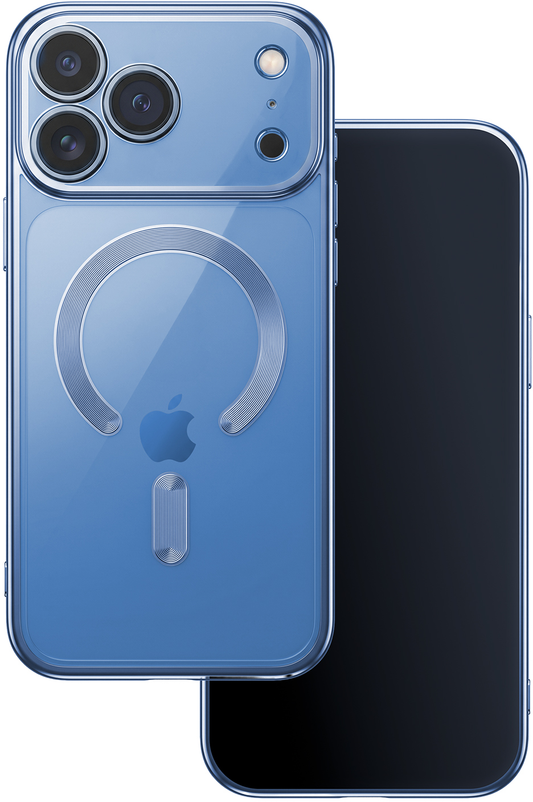 Θήκη MagSafe για Apple iPhone 18 Pro / 17 Pro, OEM, Χρώμα Chrome Mag, Μπλε