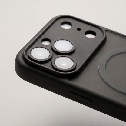 MagSafe Case for Apple iPhone 18 Pro / 17 Pro, OEM, Mag Matt Big Hole, Black