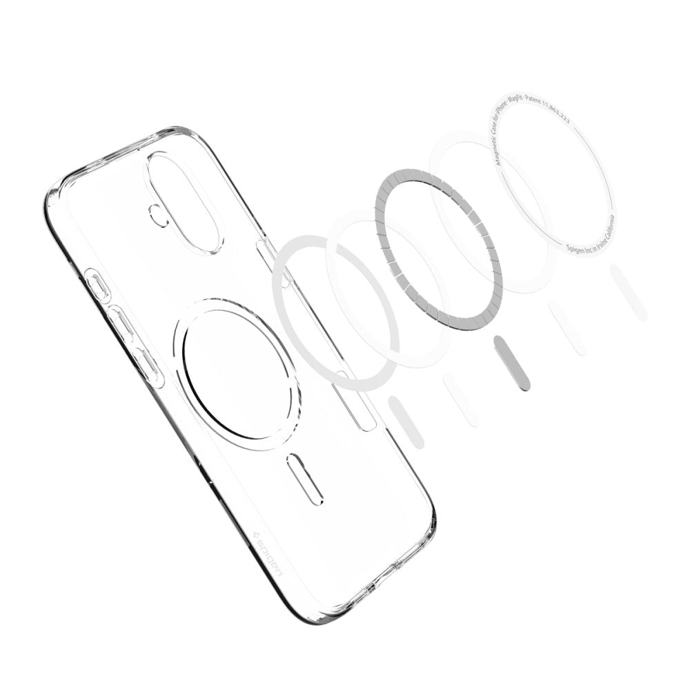 Θήκη MagSafe για Apple iPhone 16 Plus, Spigen, Liquid Crystal, Διαφανής ACS08388
