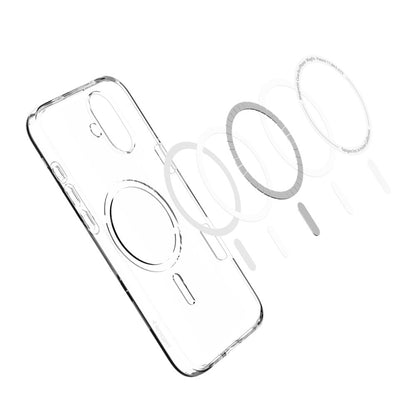 Θήκη MagSafe για Apple iPhone 16 Plus, Spigen, Liquid Crystal, Διαφανής ACS08388