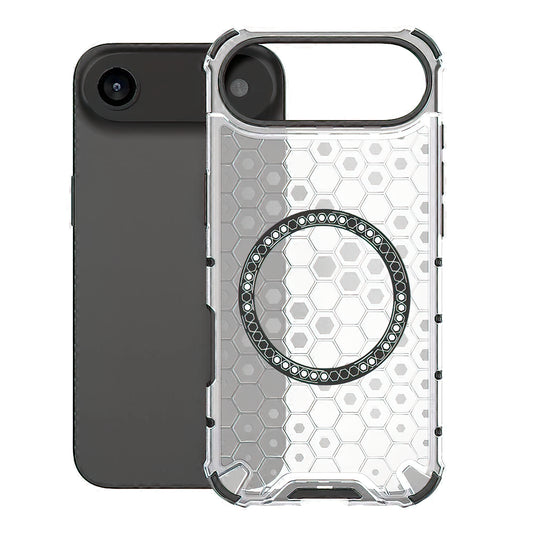 Θήκη MagSafe για Apple iPhone 17 Air, Techsuit, HoneyComb Shield, Λευκή