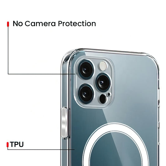 Θήκη MagSafe για Apple iPhone 17 Pro Max, OEM, Διάφανη, Σαφής