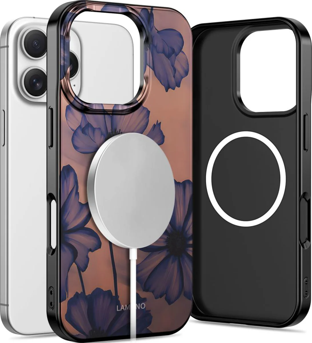 Θήκη MagSafe για Apple iPhone 16 Pro Max, Tech-Protect, Lamano Velvet Night, Μαύρη