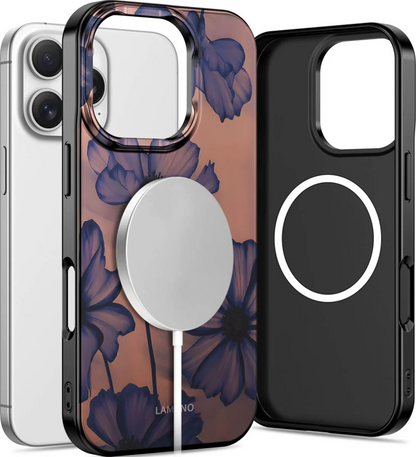 Θήκη MagSafe για Apple iPhone 16 Pro Max, Tech-Protect, Lamano Velvet Night, Μαύρη