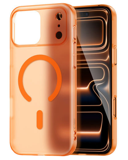 Θήκη MagSafe για Apple iPhone 17 Pro Max, Tech-Protect, MagSlim, Ματ Πορτοκαλί