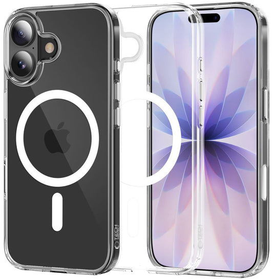 Θήκη MagSafe για Apple iPhone 17, Tech-Protect, Flexair Hybrid CC, Διάφανη
