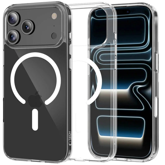 Θήκη MagSafe για Apple iPhone 17 Pro, Tech-Protect, Flexair Hybrid CC, Διάφανη