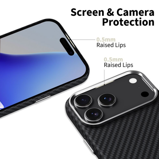 Θήκη MagSafe για Apple iPhone 17 Pro, Tech-Protect, Ion Carbon, Μαύρη
